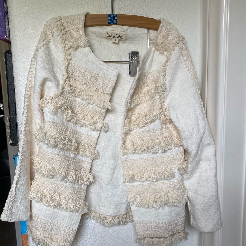 Louise Misha jacket sz 4 EUC